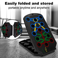 28 in 1 Push Up Rack Board System Fitness Workout Train Home Gym Exercise Stands