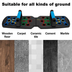 28 in 1 Push Up Rack Board System Fitness Workout Train Home Gym Exercise Stands